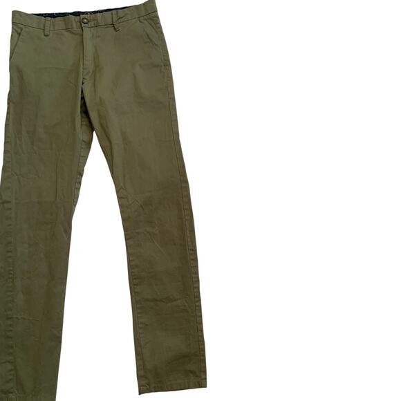 Across The Pond Men's Size 30x32 Slim Fit Stretch Craft & Tradition Chino Pants - Picture 11 of 16